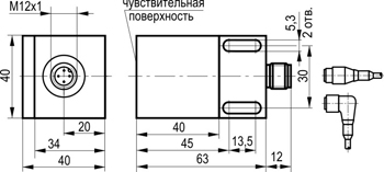 Габариты ISN IC131P-20-N-S4-C